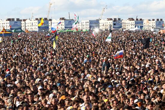 Third international rock festival Rock Nad Volgoi (Rock Over the Volga) |  Sputnik Mediabank