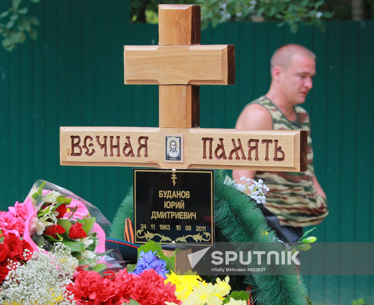 Funeral of former Colonel Yuri Budanov in Khimki
