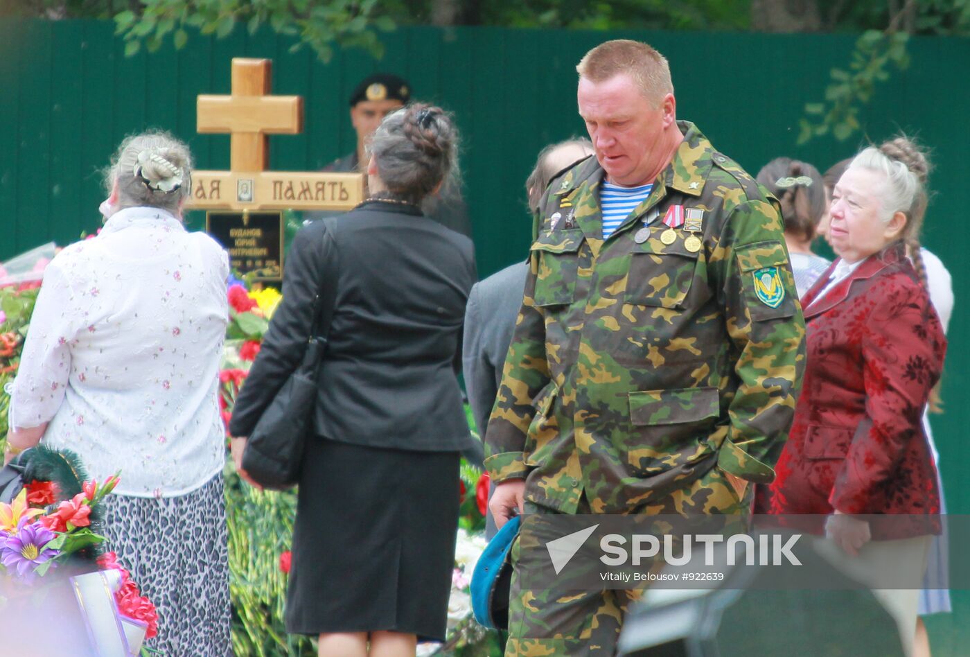 Funeral of former Colonel Yuri Budanov in Khimki