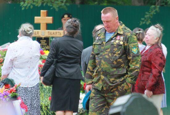 Funeral of former Colonel Yuri Budanov in Khimki