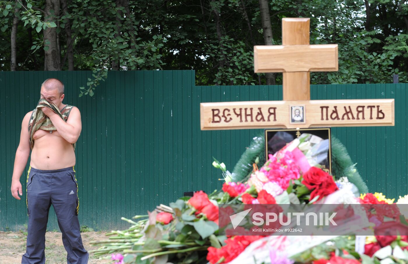 Funeral of former Colonel Yuri Budanov in Khimki