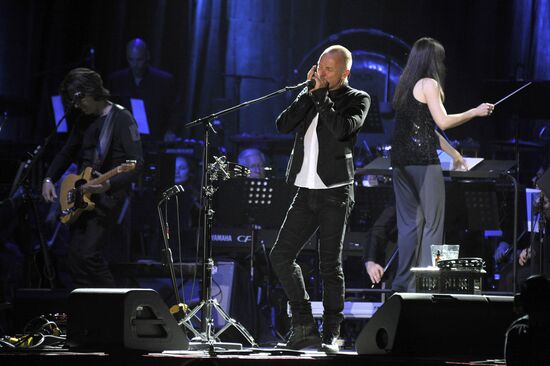 Concert of musician Sting, part of Symphonicity tour
