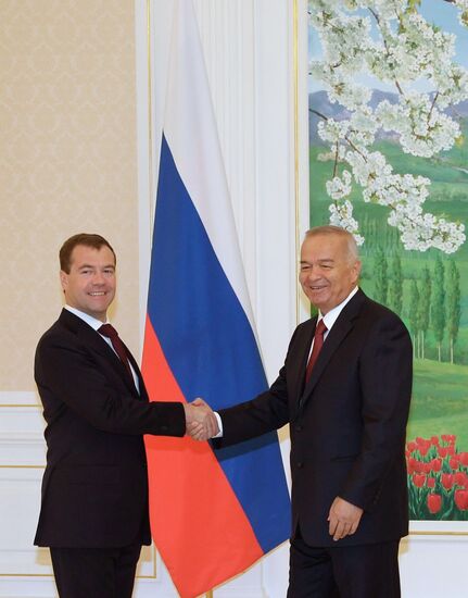 Dmitry Medvedev on working visit to Uzbekistan