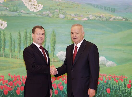 Dmitry Medvedev on working visit to Uzbekistan