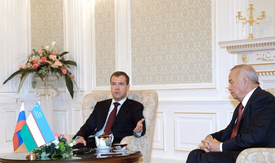 Dmitry Medvedev on working visit to Uzbekistan