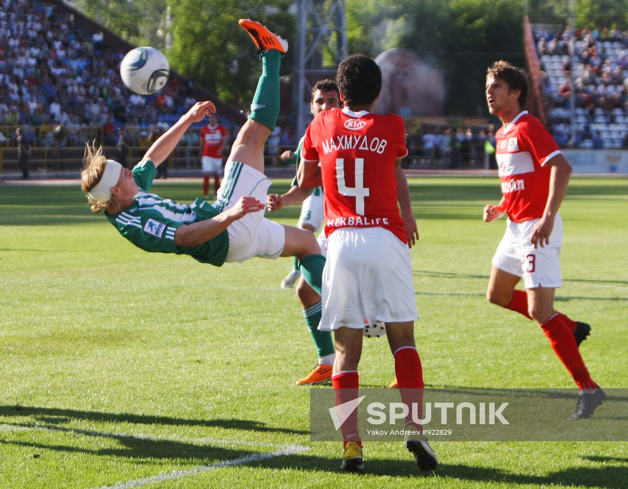 Football. Russian Premier League. Tom vs. Spartak