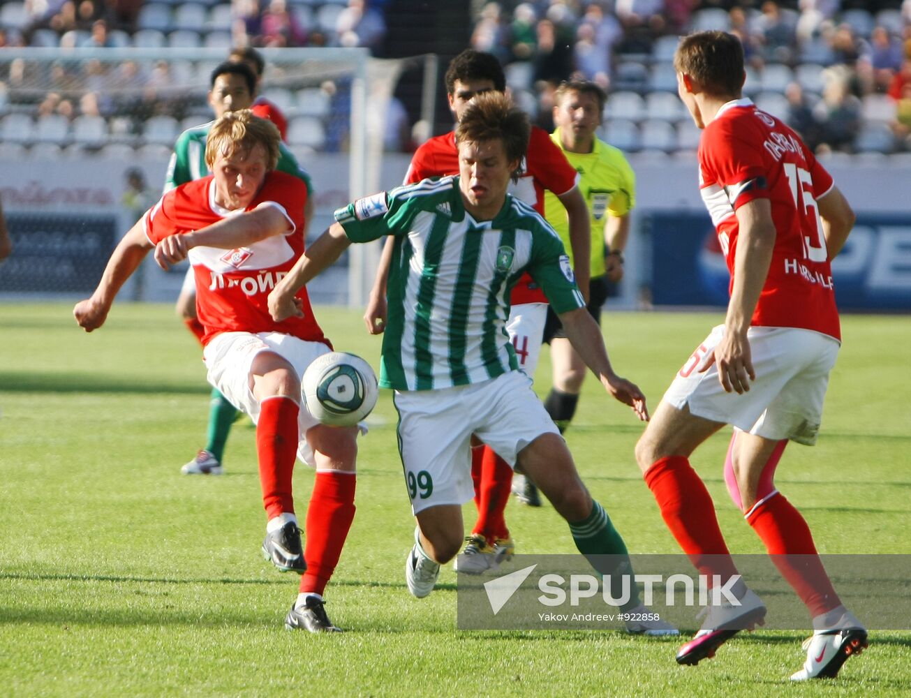 Football. Russian Premier League. Tom vs. Spartak