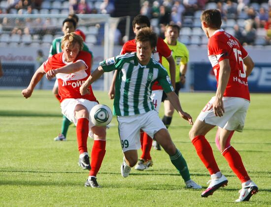 Football. Russian Premier League. Tom vs. Spartak