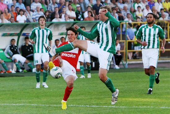 Football. Russian Premier League. Tom vs. Spartak