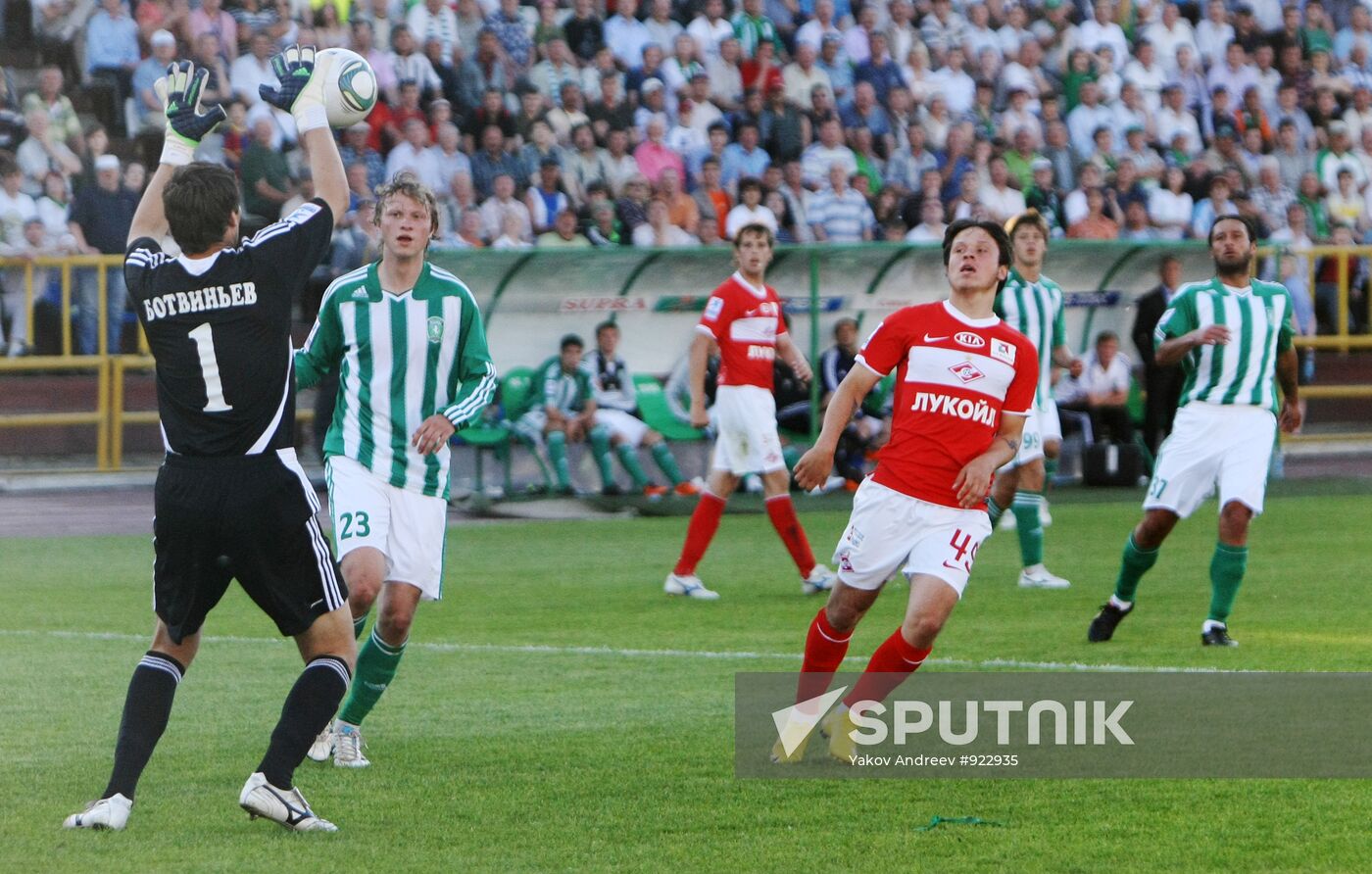 Football. Russian Premier League. Tom vs. Spartak