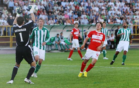 Football. Russian Premier League. Tom vs. Spartak