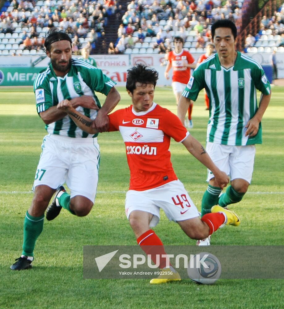 Football. Russian Premier League. Tom vs. Spartak