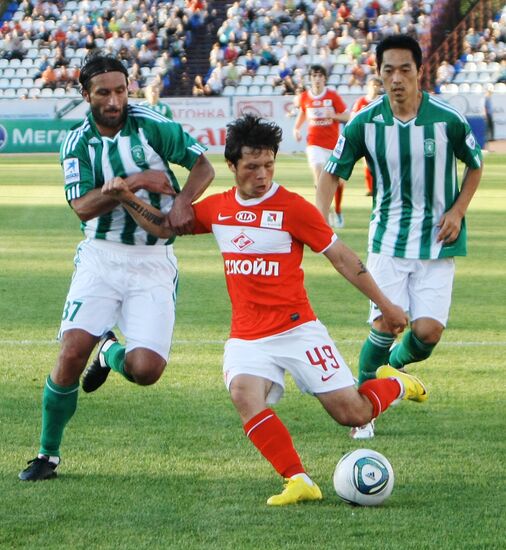 Football. Russian Premier League. Tom vs. Spartak