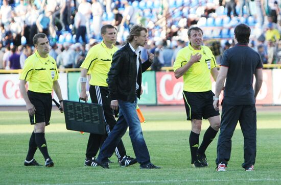 Football. Russian Premier League. Tom vs. Spartak