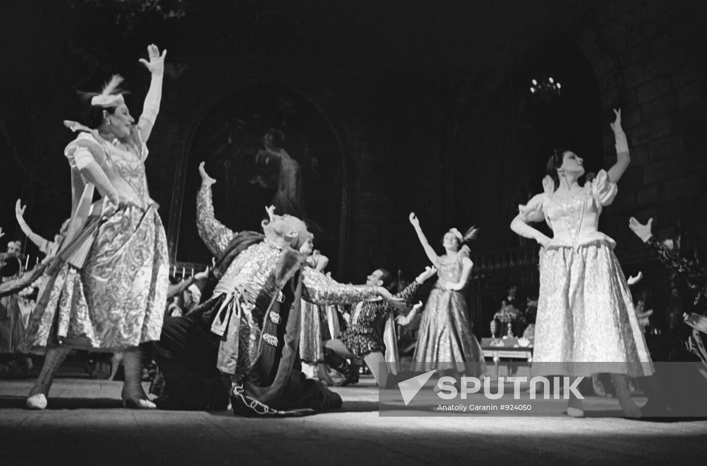 Scene from opera Ivan Susanin staged at Bolshoi Theater