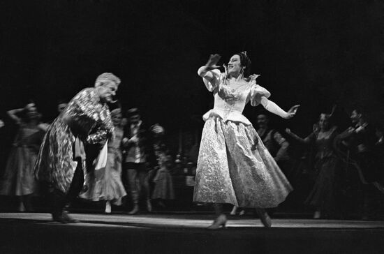 Scene from opera Ivan Susanin staged at Bolshoi Theater