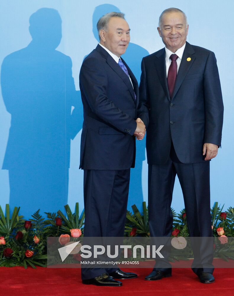 Nursultan Nazarbayev and Islam Karimov