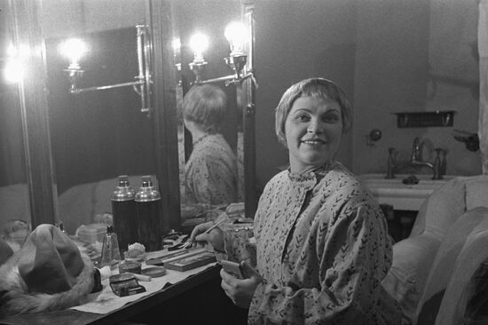 Scene from "Ivan Susanin" in Bolshoi Theater
