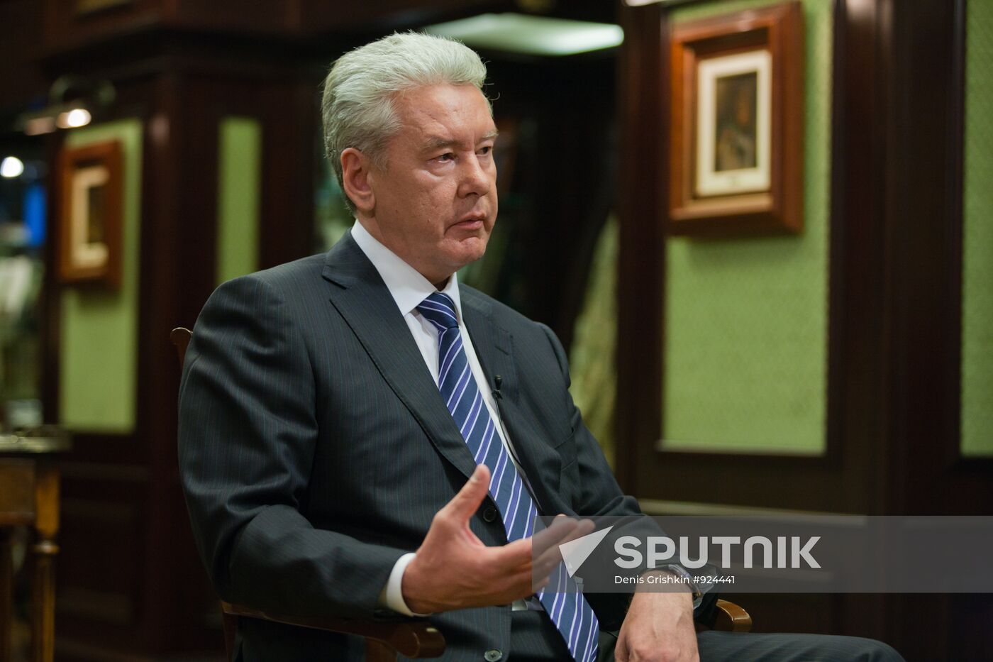 Sergei Sobyanin gives interview to Reuters