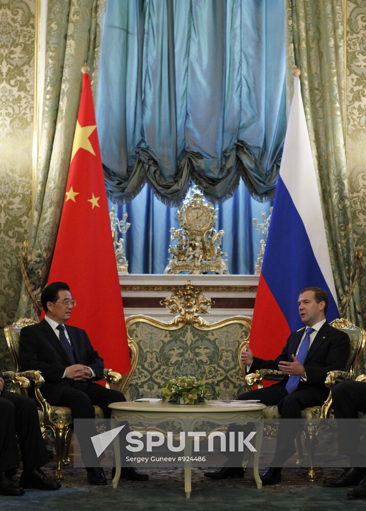 Hu Jintao's state visit to Russia
