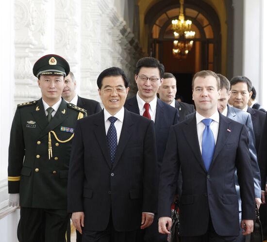 Hu Jintao's state visit to Russia