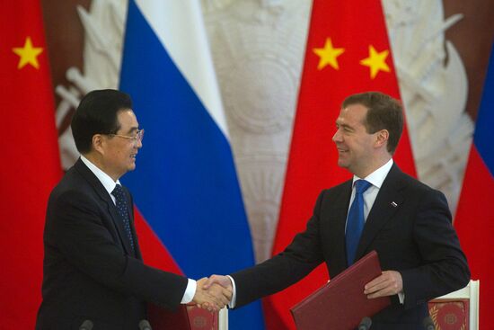 Hu Jintao's state visit to Russia