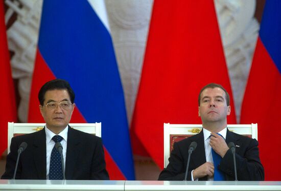 Hu Jintao's state visit to Russia