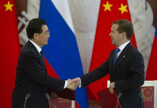 Hu Jintao's state visit to Russia