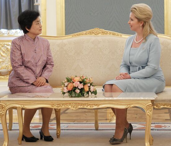 Wives of Russian and Chinese presidents