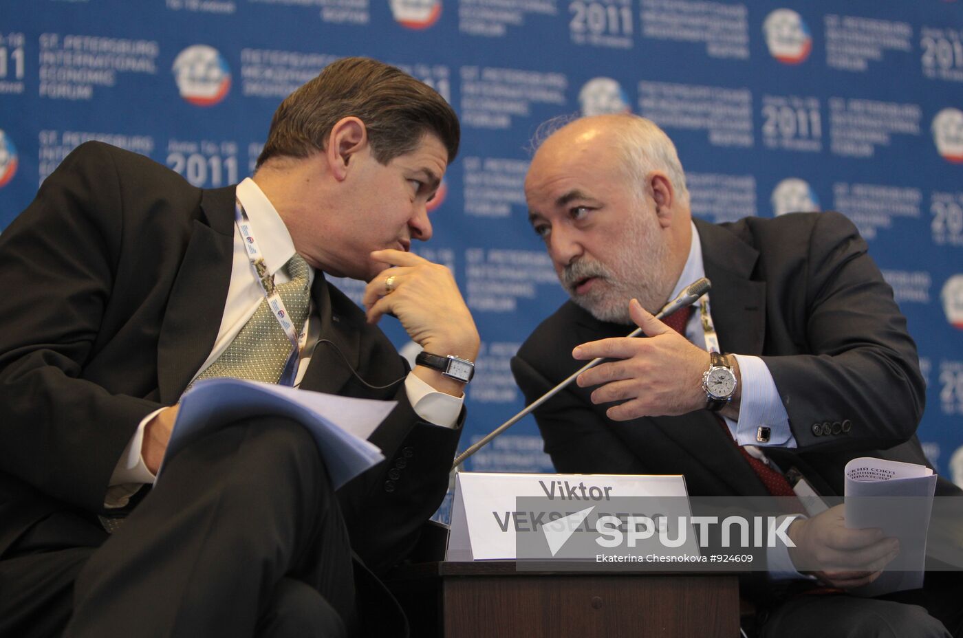 James Turley and Viktor Vekselberg