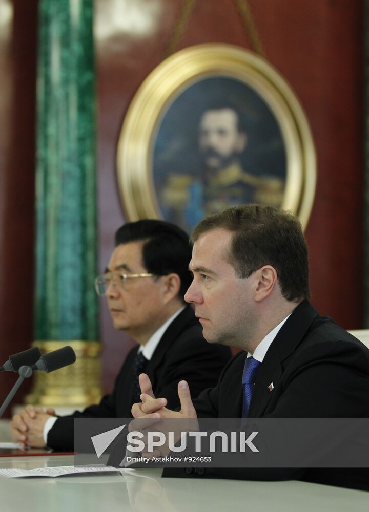 State visit by Hu Jintao to Russia