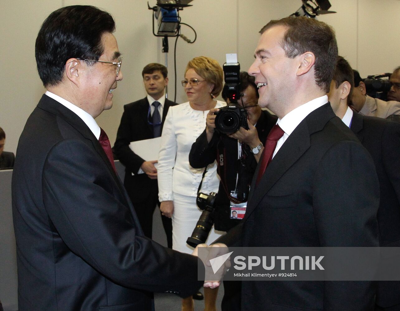 D. Medvedev at 15th St. Petersburg International Economic Forum