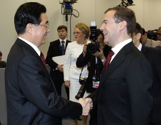 D. Medvedev at 15th St. Petersburg International Economic Forum