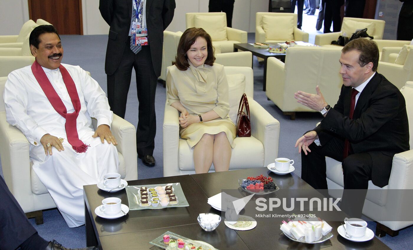 D. Medvedev at 15th St. Petersburg International Economic Forum