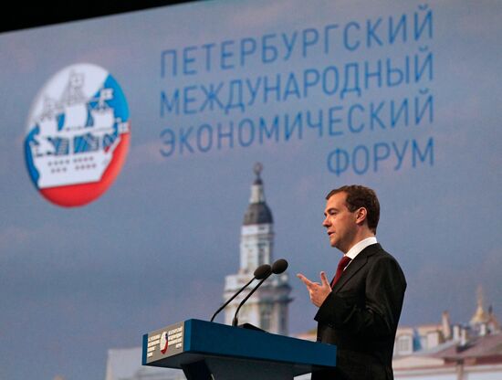 Opening of 15th St. Petersburg International Economic Forum