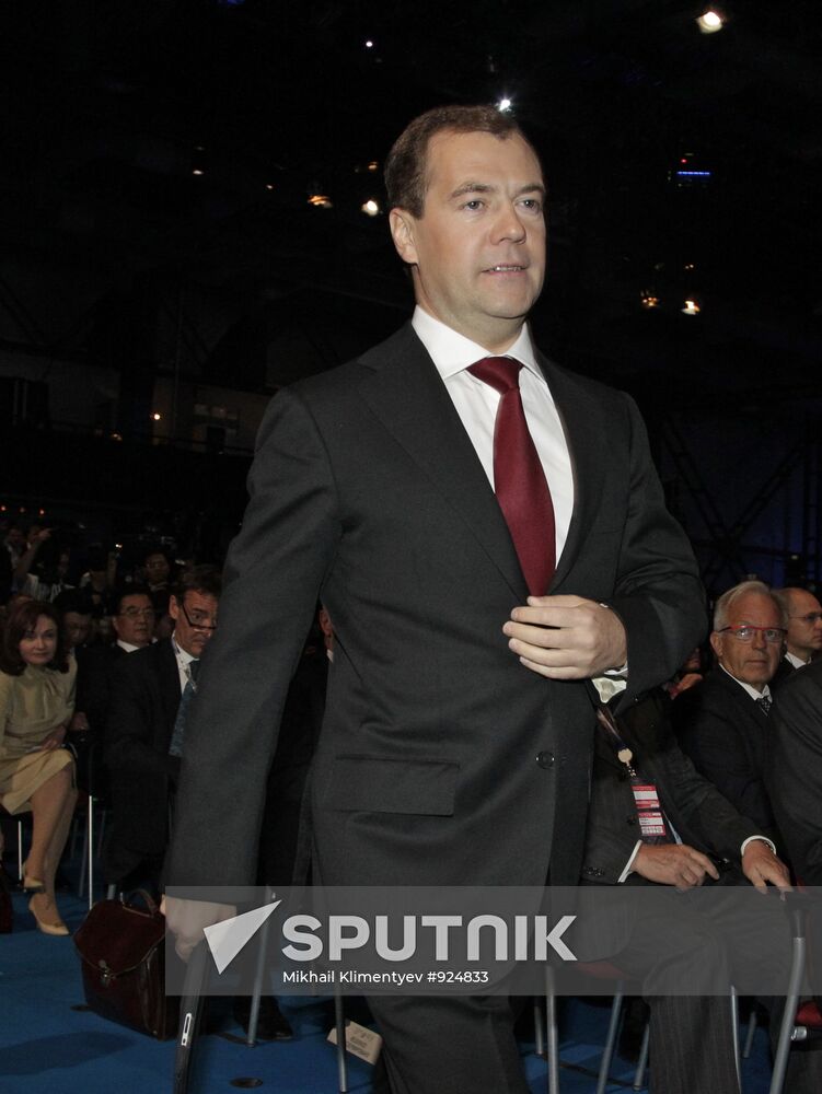 Opening of 15th St. Petersburg International Economic Forum
