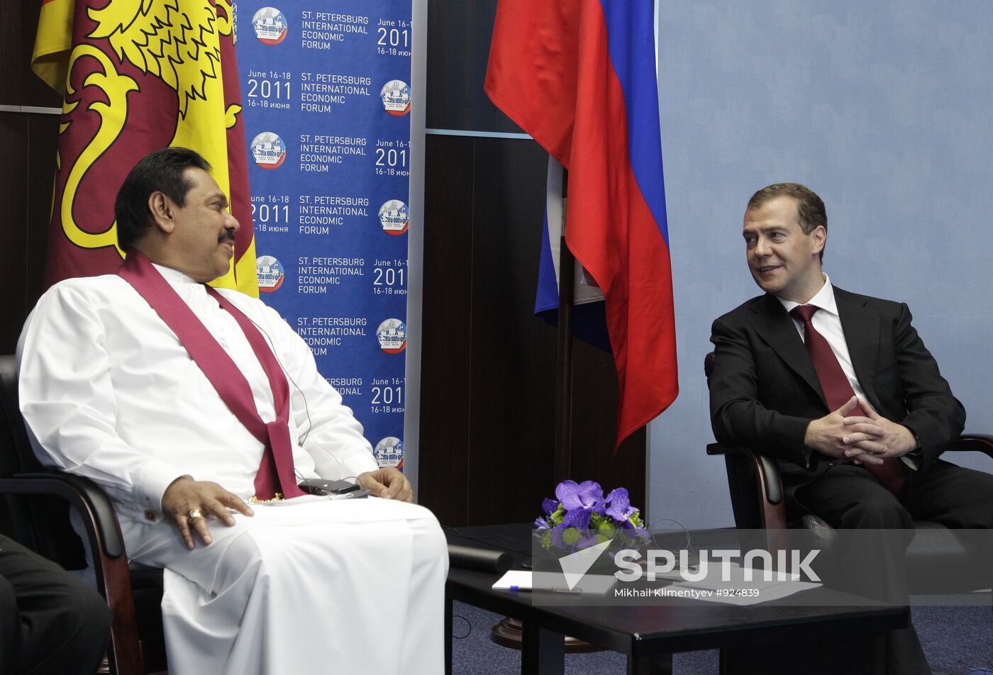 D. Medvedev at 15th St. Petersburg International Economic Forum