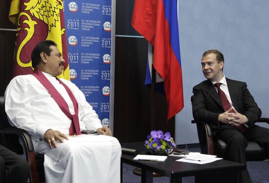 D. Medvedev at 15th St. Petersburg International Economic Forum