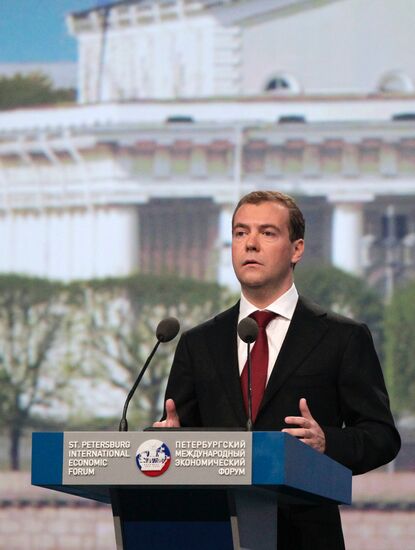 Opening of 15th St. Petersburg International Economic Forum