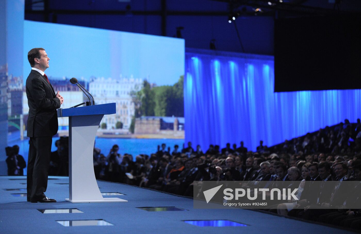 Opening of 15th St. Petersburg International Economic Forum