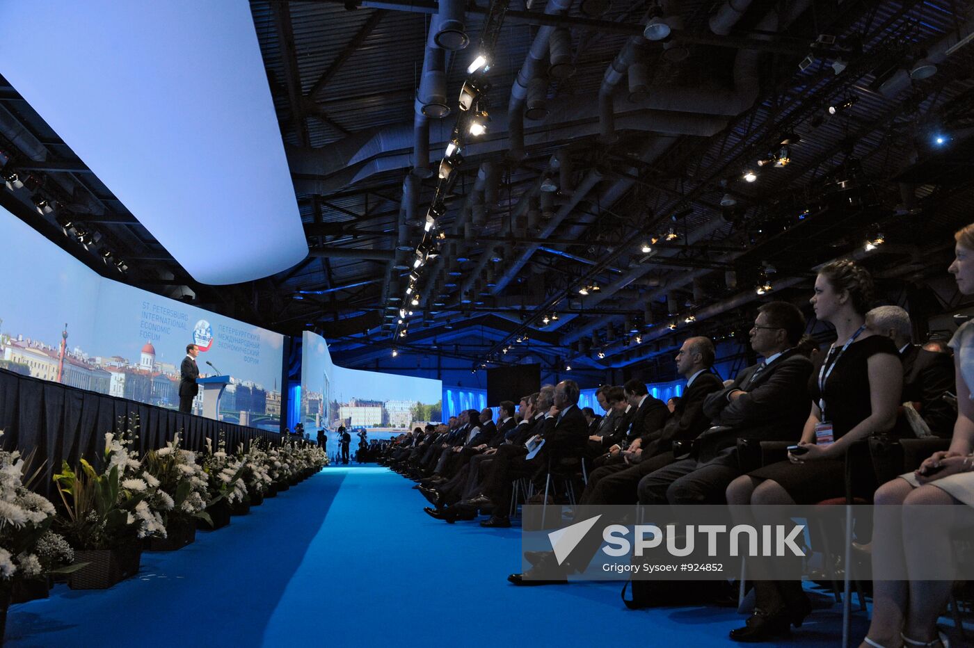 Opening of 15th St. Petersburg International Economic Forum