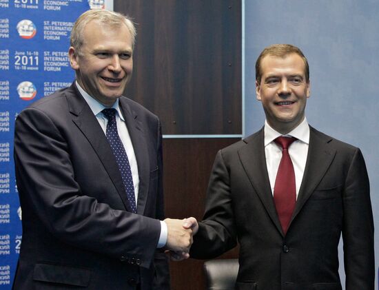 D. Medvedev at 15th St. Petersburg International Economic Forum