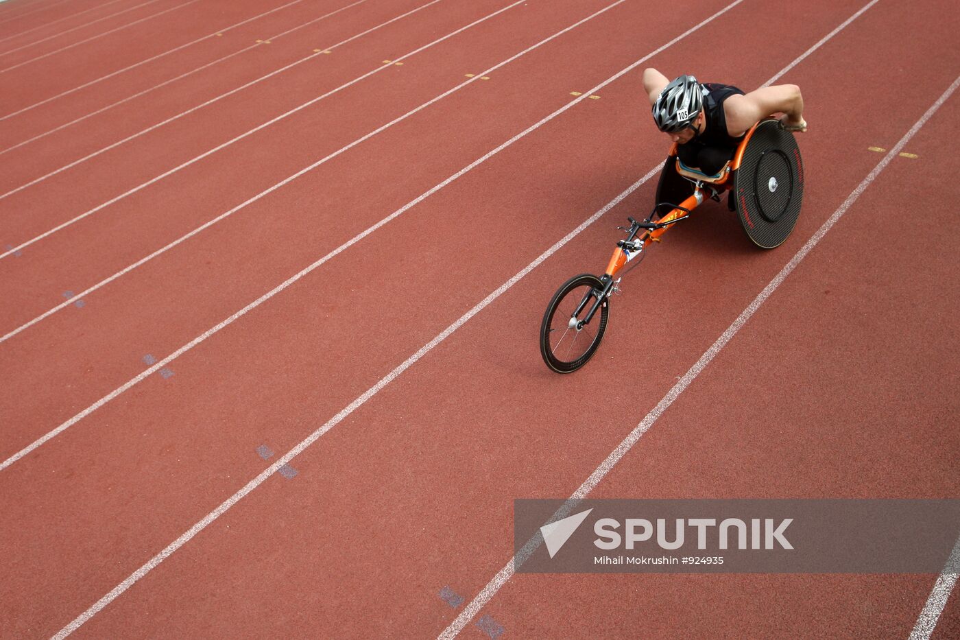 Training of Paralympics Team Russia in cross-country skiing