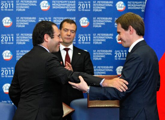 Dmitry Medvedev attends 15th SPIEF in St.Petersburg