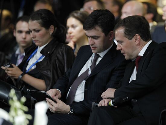Dmitry Medvedev attends 15th SPIEF in St.Petersburg