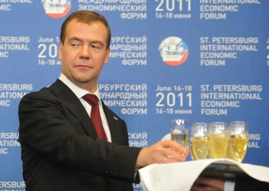 Dmitry Medvedev attends 15th SPIEF in St.Petersburg