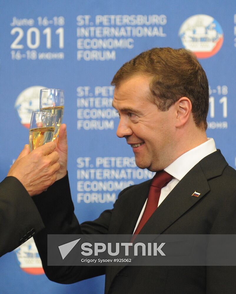 Dmitry Medvedev attends 15th SPIEF in St.Petersburg