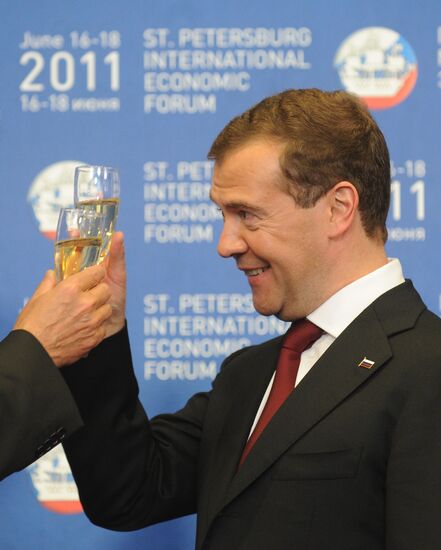 Dmitry Medvedev attends 15th SPIEF in St.Petersburg