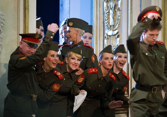 Dress rehearsal for The Golden Cockerel by Rimsky-Korsakov