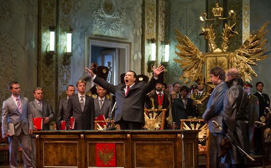 Dress rehearsal for The Golden Cockerel by Rimsky-Korsakov